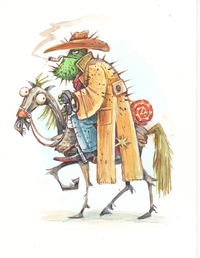 Ковбой-кактус