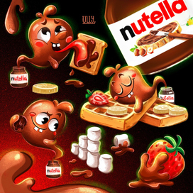 Шоколадный монстрик Нутелла