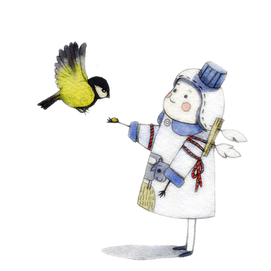 "Пустой пакет от молока"