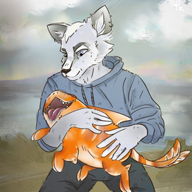 На прогулке 