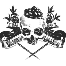 эмблема для литературного журнала "Ежевика"