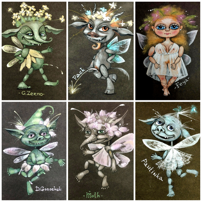 Разработка персонажей для сп-ля "Сон в летнюю ночь"