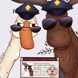 Иллюстративная серия для социального проекта по защите живот