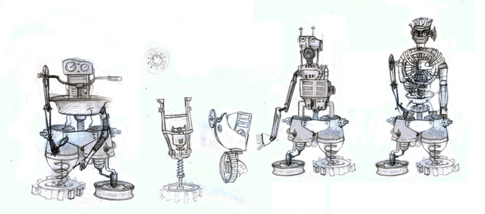 наброски персонажа для 3d модели.iii.ru