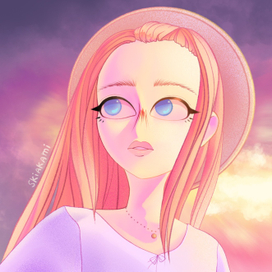 Девушка на море