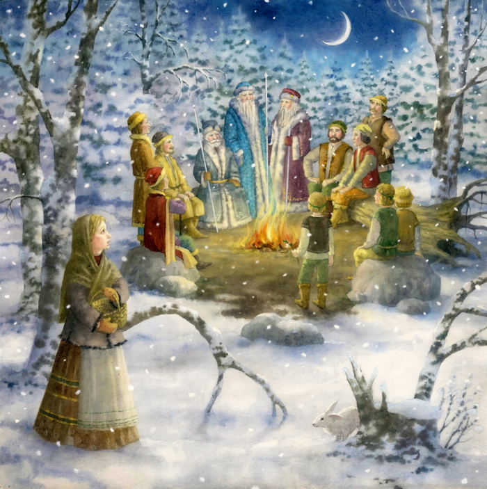 Календарь Декабрь "Двенадцать месяцев"