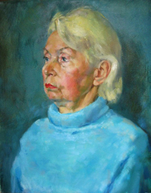 Дама в голубом