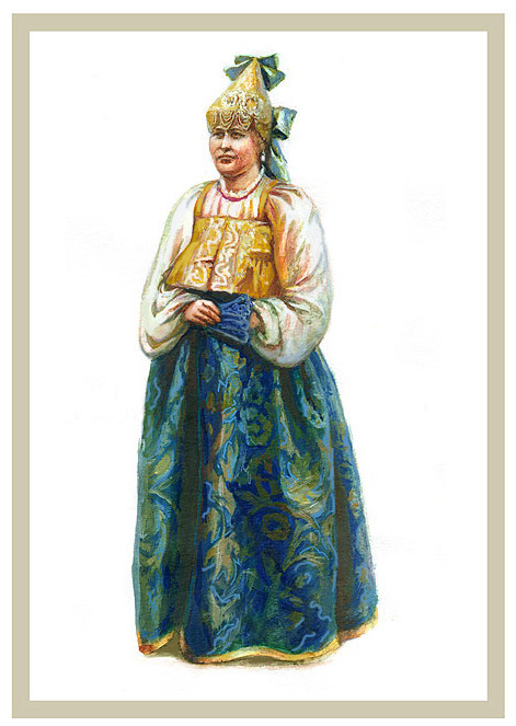 русский костюм