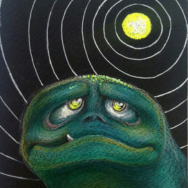 грустный монстр