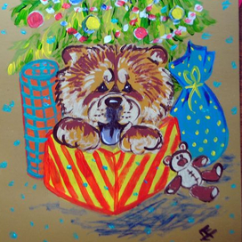 Новогодний чау-чау