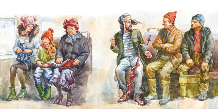 Электричка из Москвы...