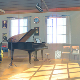 Музыкальный клуб в пионер лагере