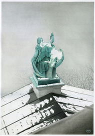 "Чувство снега / СПб" лист №1