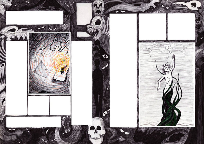 Разворот "О кошмарных снах"