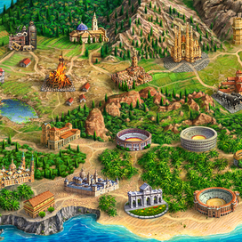 Игровая карта "Испания"