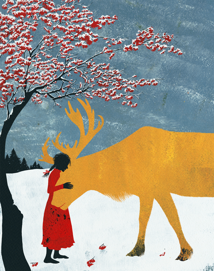 Иллюстрация - 1 к сказке Х.К. Андерсена "Снежная королева"