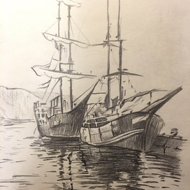 Зарисовка в порту