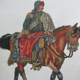 Офицер панцерных, Речь Посполитая конец 17 века.