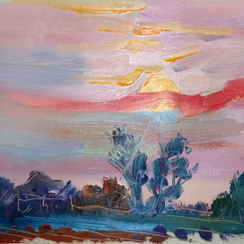 Закат в с. Красное