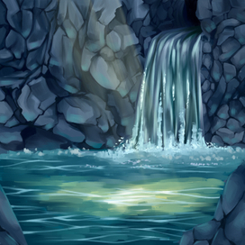 Подземный водопад