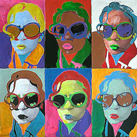 фрагмент декоративной панели в кафе "Александра"