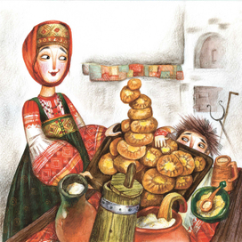 Трын ватрушки.