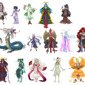 Дизайн персонажей.