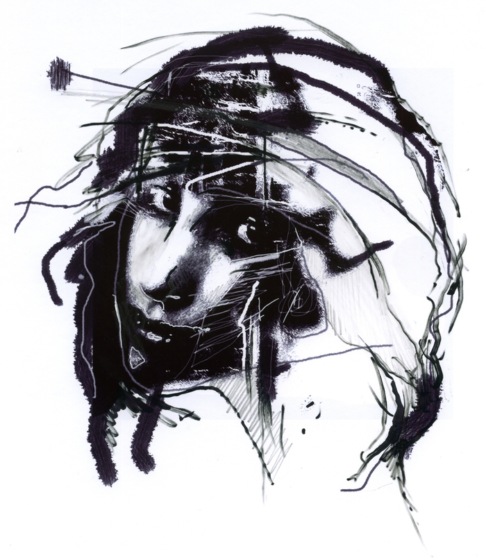 Mikhail Bulgakov "Der Meister und Margarita" .illyustratsiya.