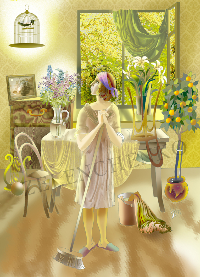 Пастушка четвероногой мебели