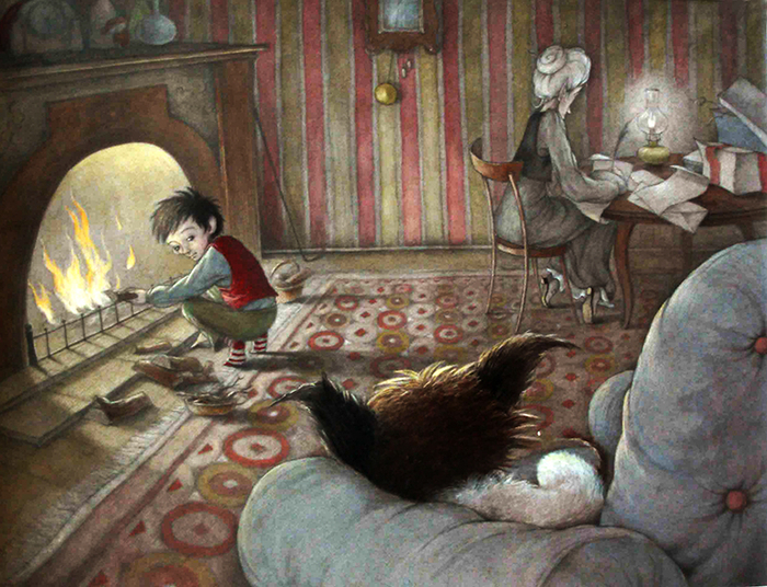 Франческо у камина