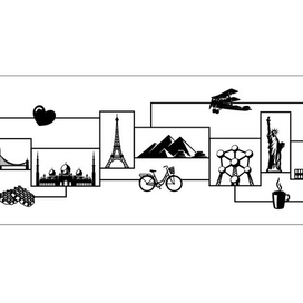 Трафарет для деревянного панно на стену