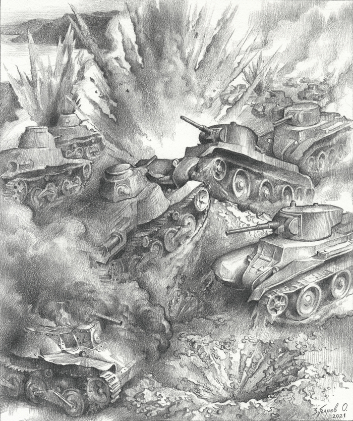 Танковый бой у реки Халхин-Гол