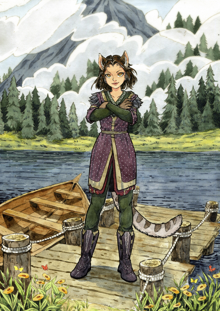 Персонаж из Скайрима