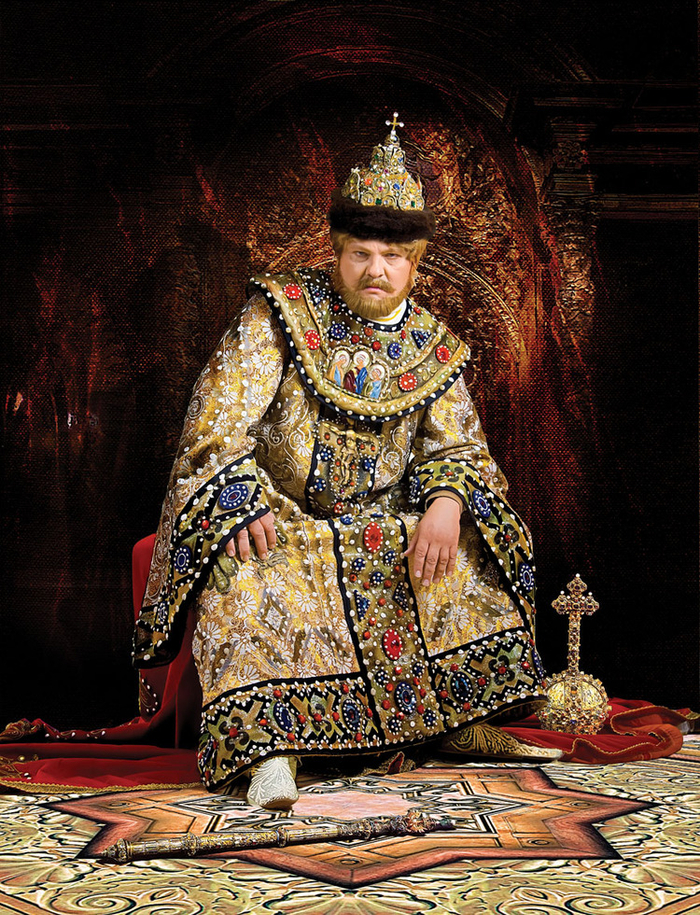 Коллаж из серии «Театральный проект». Борис Годунов