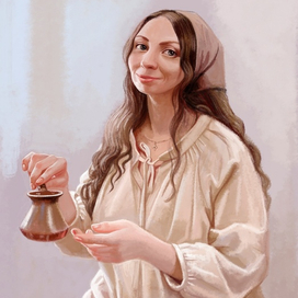 Портрет с кофе