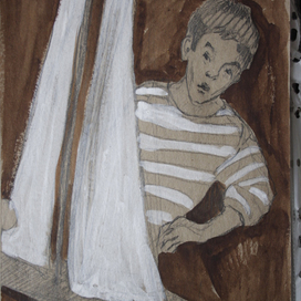 мальчик и парусник