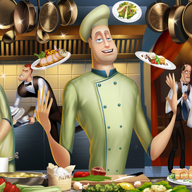 Счастливый повар