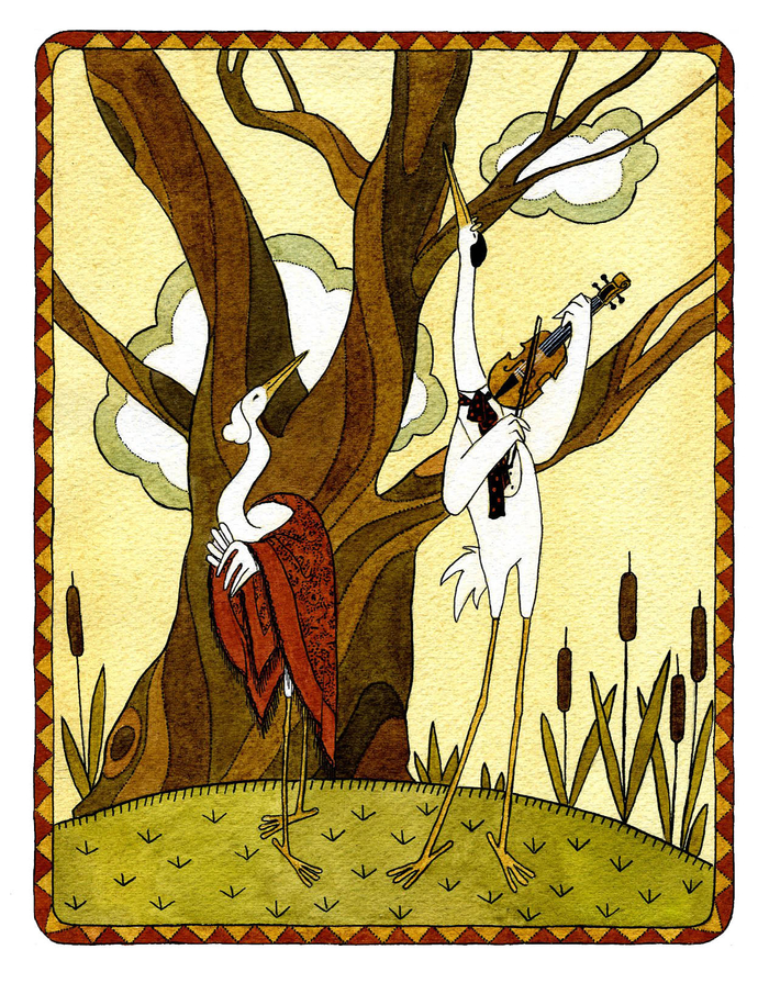 Журавль и цапля_2