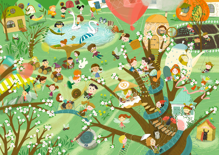 Прогулка по волшебному лесу. Весна.