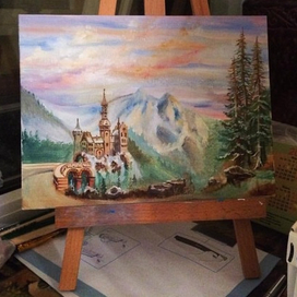 Замок в лесу 