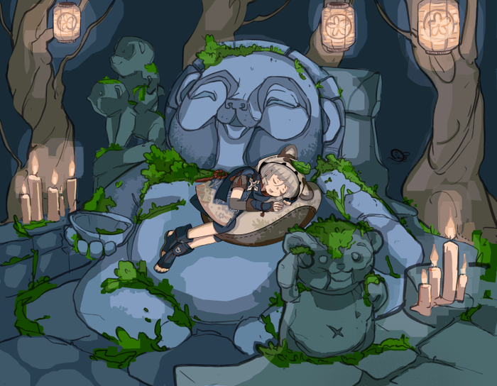 Сон в лесу Тиндзю 