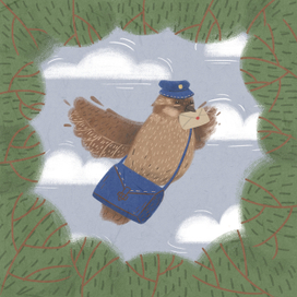 Иллюстрация к книге "Sammy Sparrow"