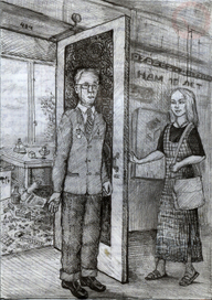 Профессор и лаборантка. ("Никогда!")