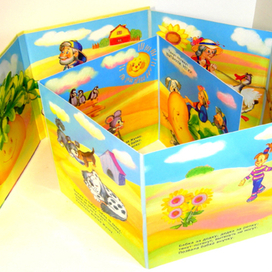 развёртка  книжки Репка