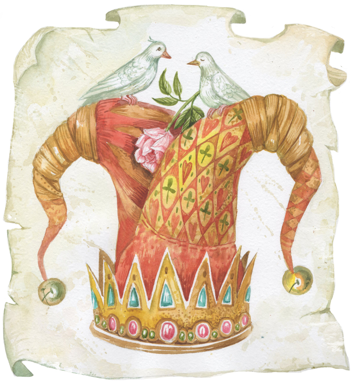 колпак и корона