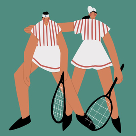 Теннисистки
