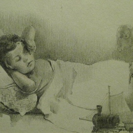 Иллюстрация к рассказу Тэффи "Неживой зверь" 