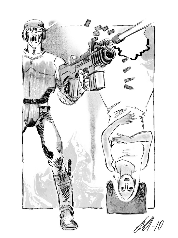 Шмуцтитул в журнал "Если". 2010 год.