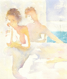 Елена и Парис. Флирт.