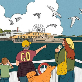 People on the Seaside